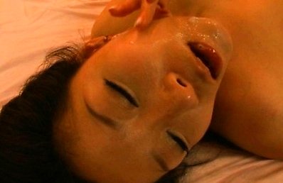 Ayane Asakura Asian riding phallus while she sucks other joystick