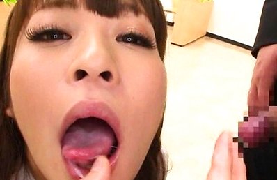 Meru Nonomiya Asian in office outfit is so good at sucking woody
