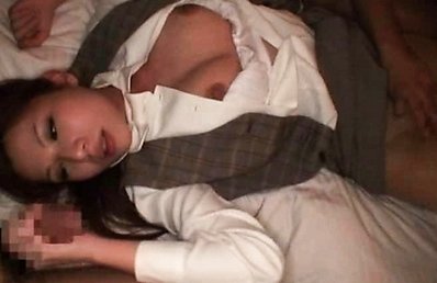 Marika naughty secretary opens her blouse and exposes tits