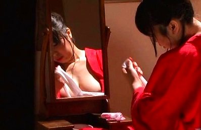 Aya Kitagawa Asian plays with pussy in panty till orgasm comes