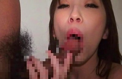 Amateur Asian dame has office outfit off and sucks boss penis