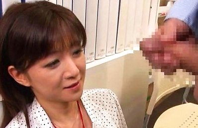 Japanese AV Model wants in palms cum from man that masturbated