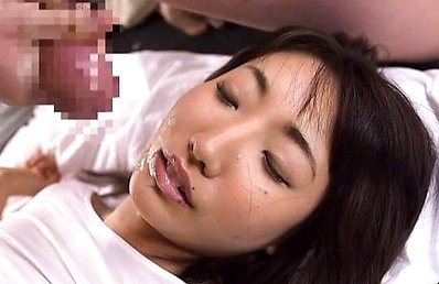 Rin Yamagishi Asian has cum on mouth after getting orgasmic fuck