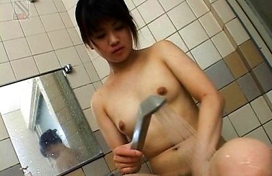 Mai Mariya Asian showers cunt and hooters sitting down on chair
