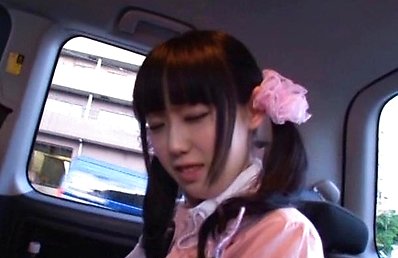 Machiko Ono Asian undresses and gets vibrator to use in the car