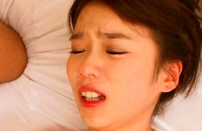 Japanese AV Model rubs cock while her hairy twat is fingered