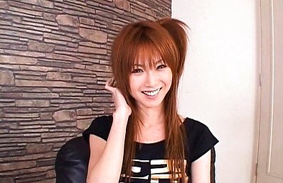 Rika Sakurai&amp;#180;s nipples get teased with a vibrator on a stick