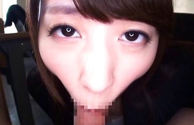 Sakuragi Yukine Asian sucks dong and shows tongue with cum on it