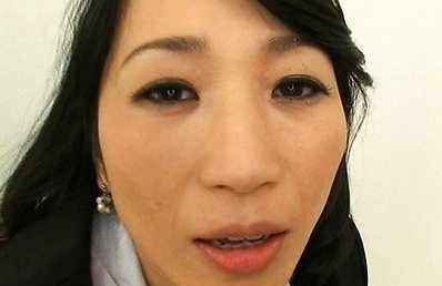 Natsumi Kitahara strokes and sucks boner and pours cum in palm