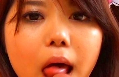 Shy and cute Japanese Maid gets her tight Asian pussy deeply fucked by her master