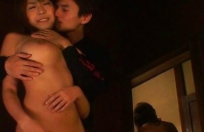 Amateur Asian milfs expose hot bodies before a hot threesome