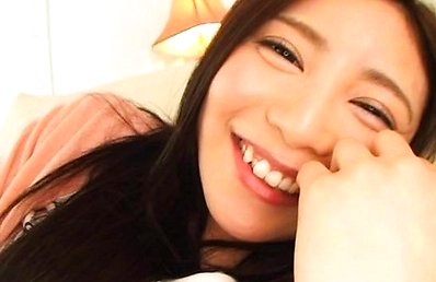 Madoka Hitomi Asian has pussy aroused with vibrator under skirt