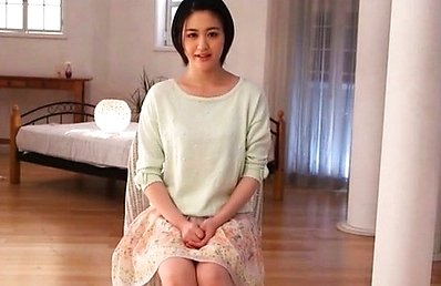 Erina Nagasawa Asian looks so innocent while stroking joystick