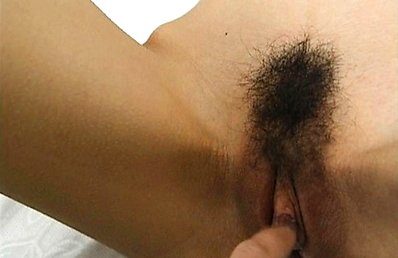 Sakura Kitazawa Asian gets finger in hairy pussy while sleeping