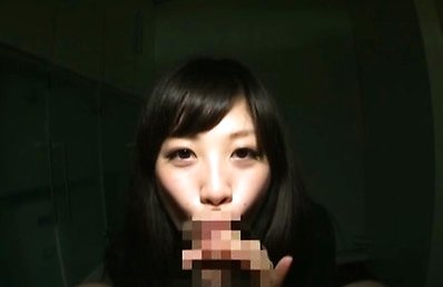 Miku Sunohara Asian in black suit is kinky while sucking shlong