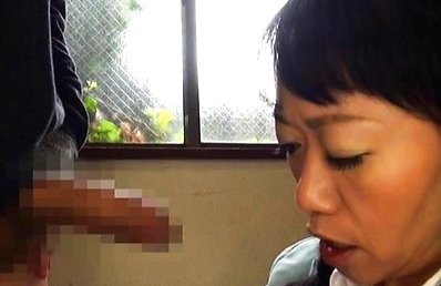 Japanese AV Model shows her skills at sucking strong phalluses