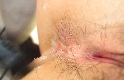 Kaoru Mugi hairy vagina is stimulated till juices pour on ass