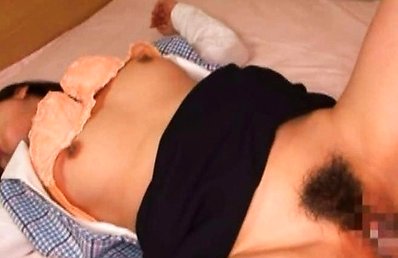 Yura Aikawa Asian with big titties is nailed with legs up in air