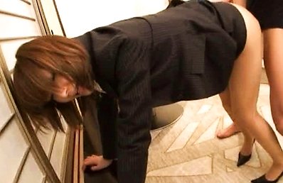 Shiori Hazuki Asian office girl gets a hard fucking in the office