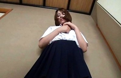 Ryouka Asakura Asian and gal in uniforms get naughty after school
