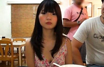 Ichigo Tominaga is undressed and has pussy fingered with public