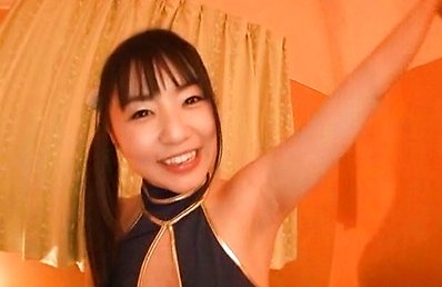 Tsubomi Asian doll pours in palms sperm she got from blowjob