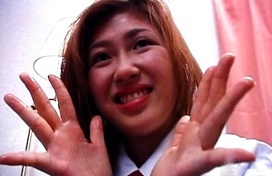 Mayumi Suzuki Asian puts saliva on phallus and masturbates it