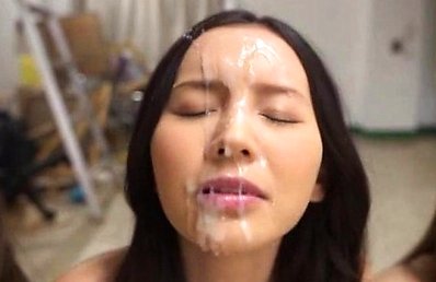 Mei Hayama Asian and naked nymphets get cum on their cute faces